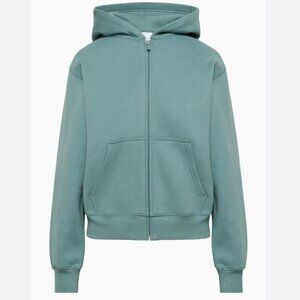 Aritzia Sage Green Full-Zip Hoodie